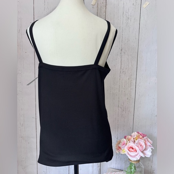 NWT NOBO Women’s Black Tank Top Sleeveless Stretch Size XL - Picture 3 of 8